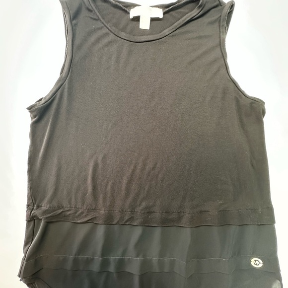 Michael Kors Black Muscle Tee - Picture 1 of 4